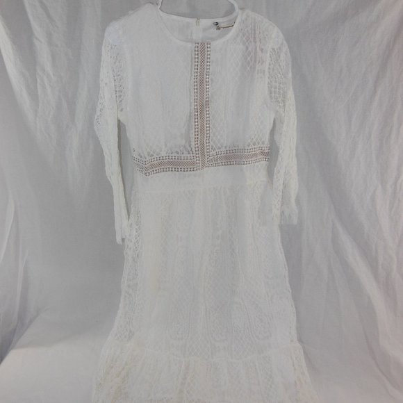Migeer Dresses & Skirts - Migeer XL Lace Dress White NWT